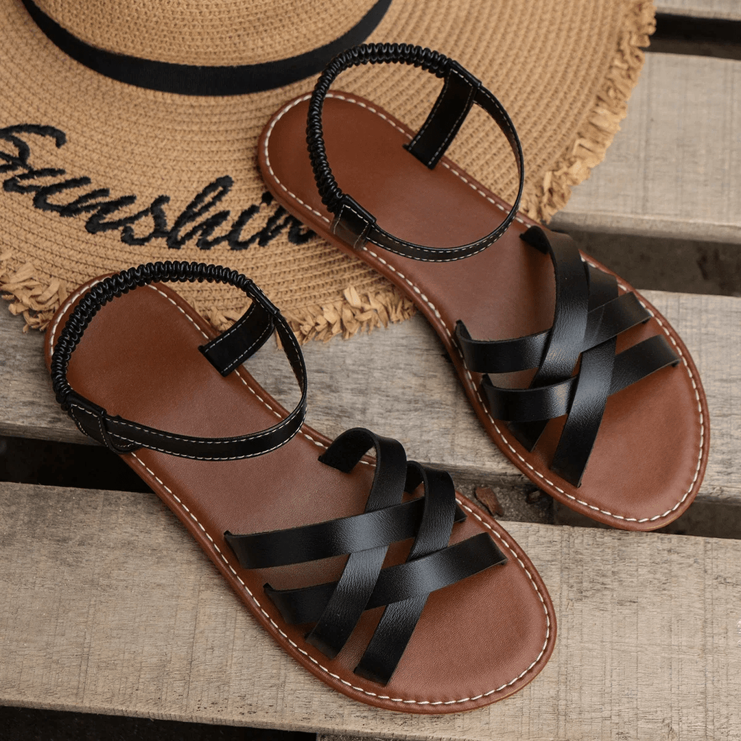 Clarisse | Criss-Cross Comfort Sandals