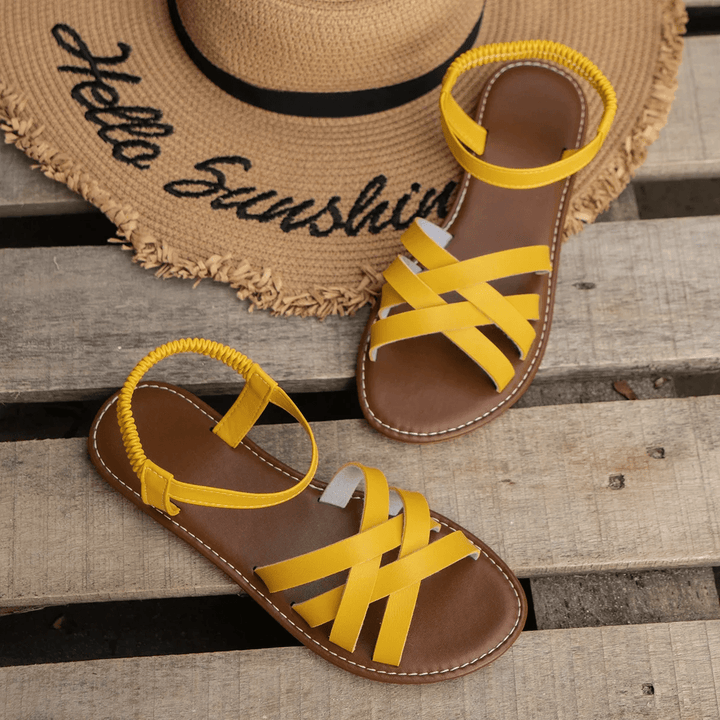 Clarisse | Criss-Cross Comfort Sandals