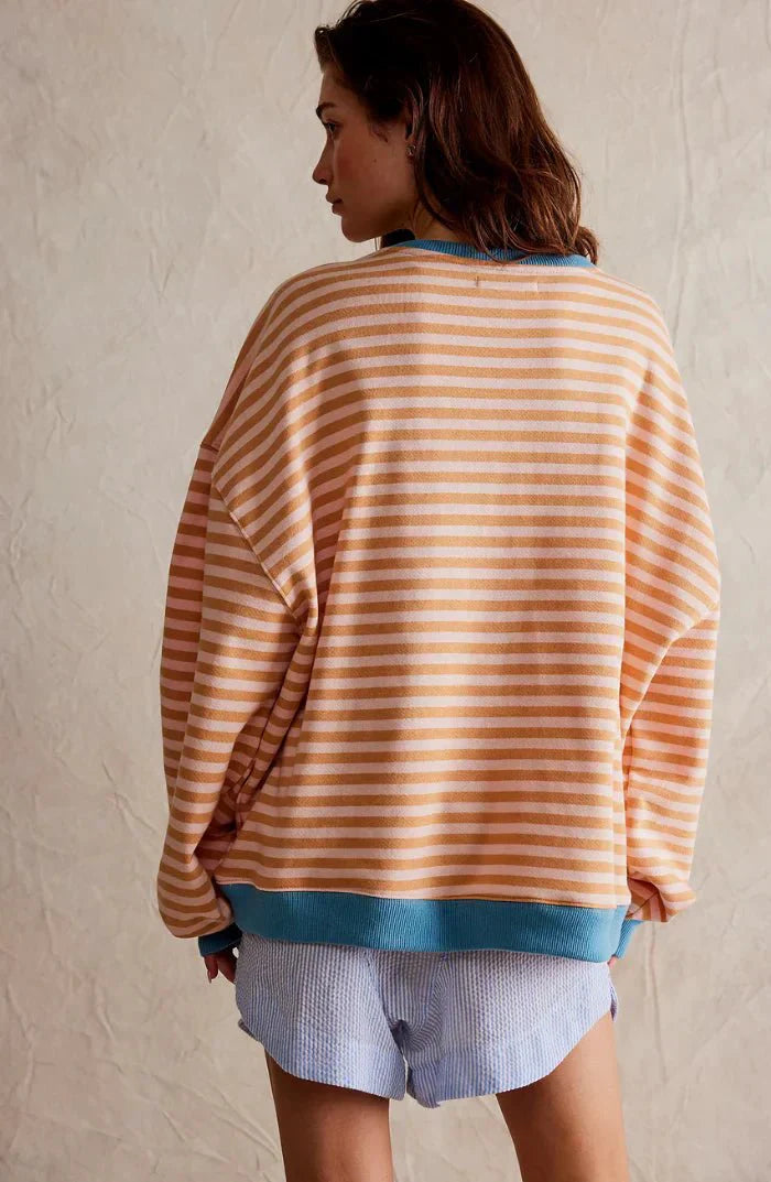 Tane | Oversized Striped Fall Sweater