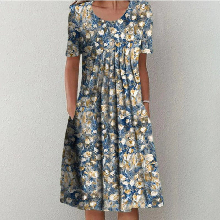 Callista | Bloom Print  Midi Dress