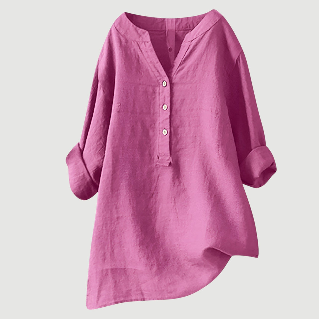 Amara | Everyday Relaxed Button Blouse