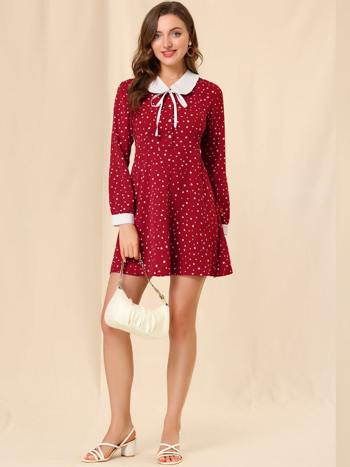 Odette | Polka Dot Peter Pan Dress