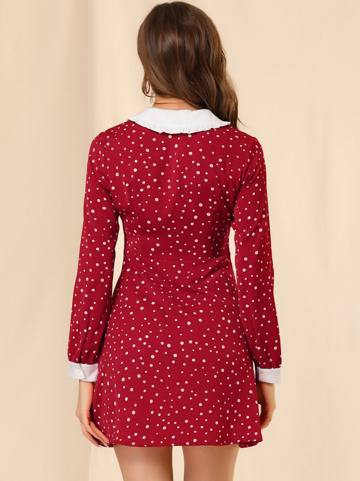 Odette | Polka Dot Peter Pan Dress