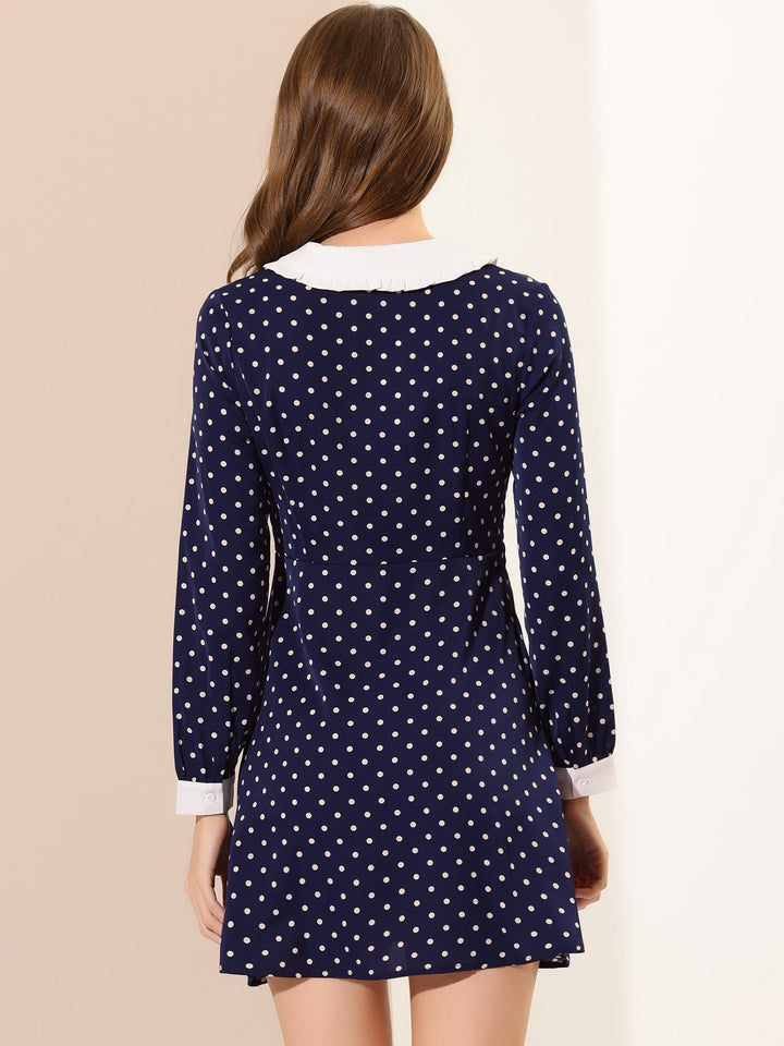 Odette | Polka Dot Peter Pan Dress
