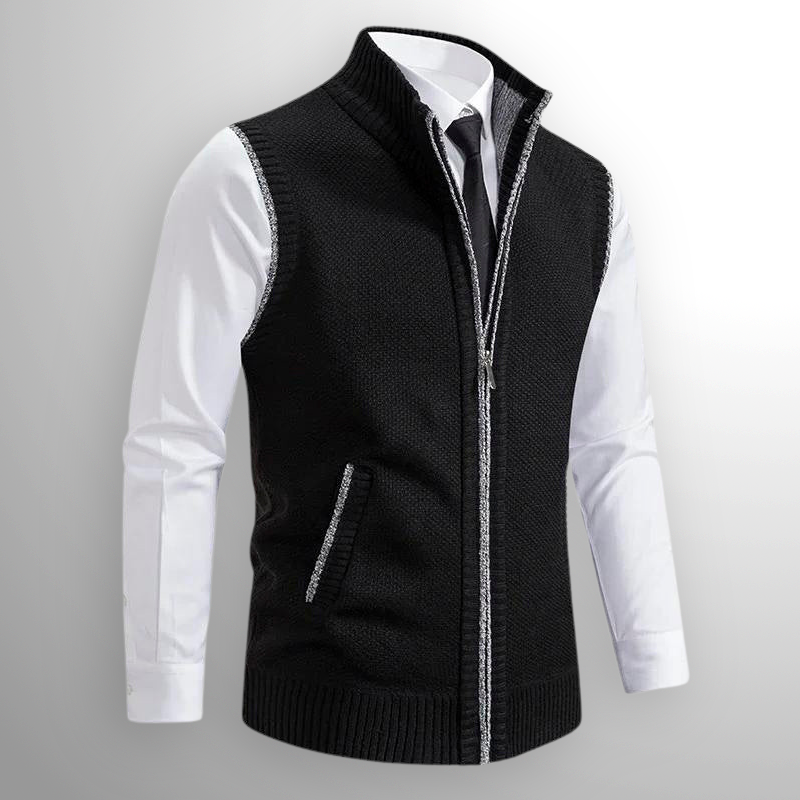 Callen | Smart Layer Zip Knit Vest