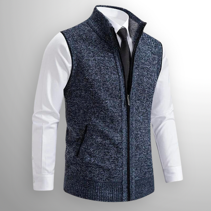 Callen | Smart Layer Zip Knit Vest