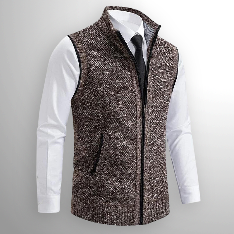Callen | Smart Layer Zip Knit Vest