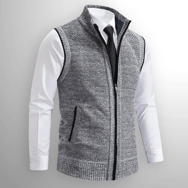 Callen | Smart Layer Zip Knit Vest