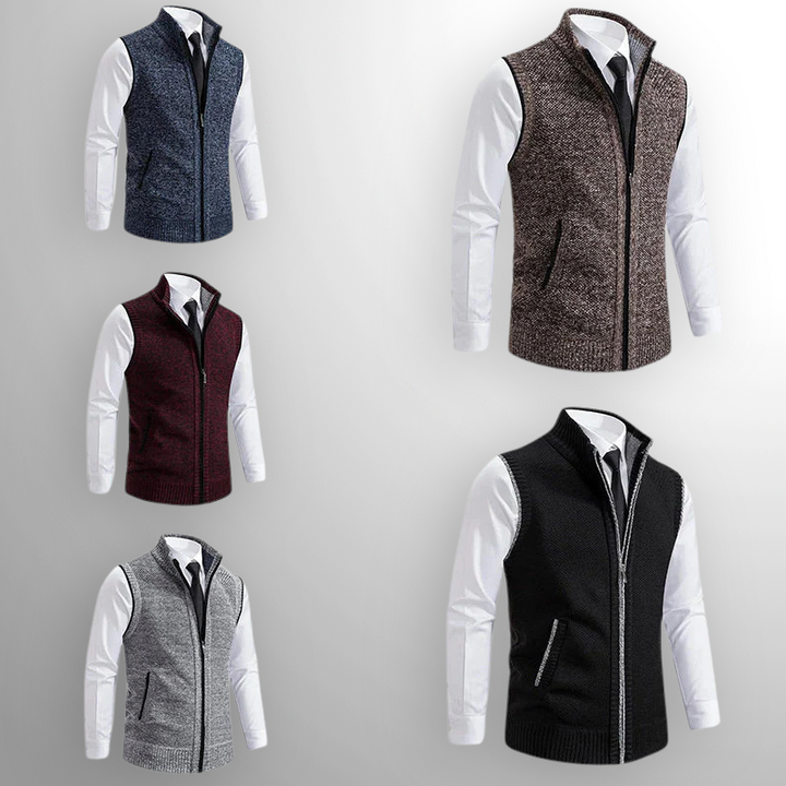 Callen | Smart Layer Zip Knit Vest