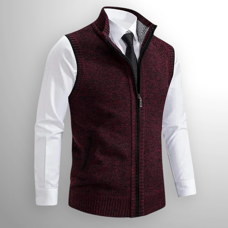 Callen | Smart Layer Zip Knit Vest