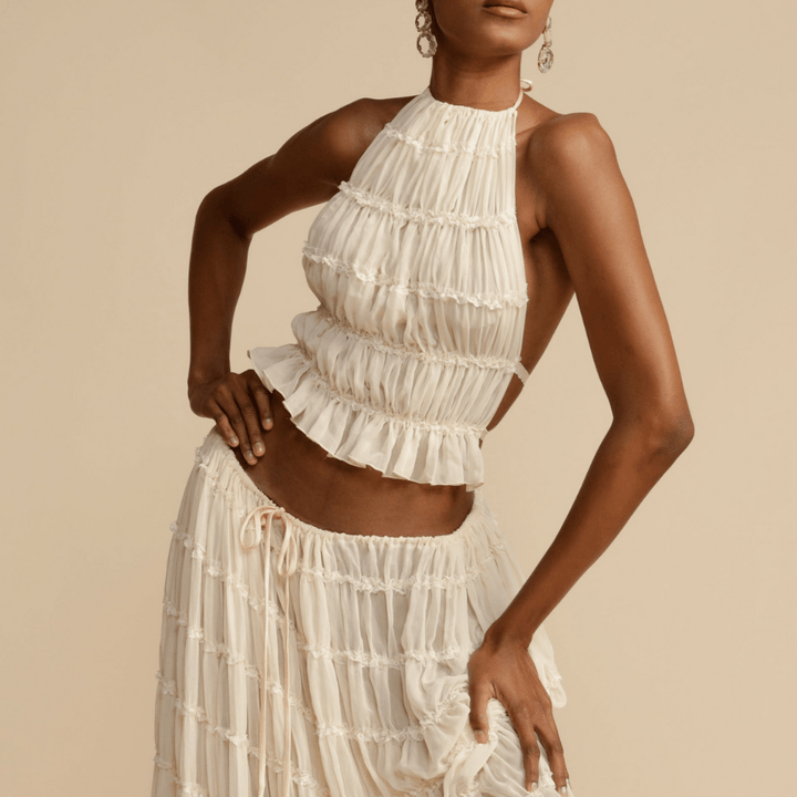 Selara | Elegant Pleated Summer Set